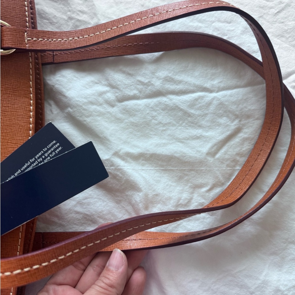 Dooney & Bourke - NWT Brown Saffiano Leather Purse - Picture 7 of 14